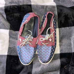 Sperrys patriotic x vineyard vines shoe